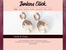 Tablet Screenshot of barbaraellick.com